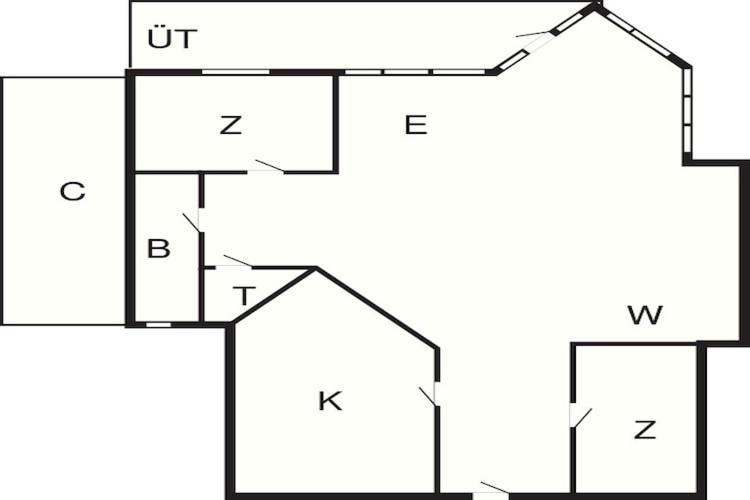 6 Person Holiday Home In 斯莱格思 外观 照片